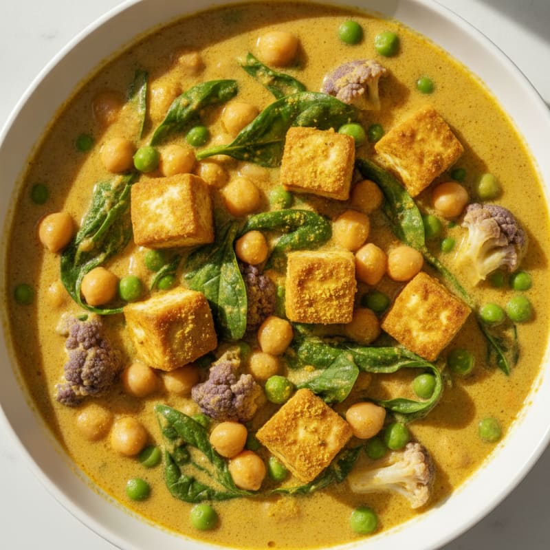 Chickpea and Vegetable Coconut Curry