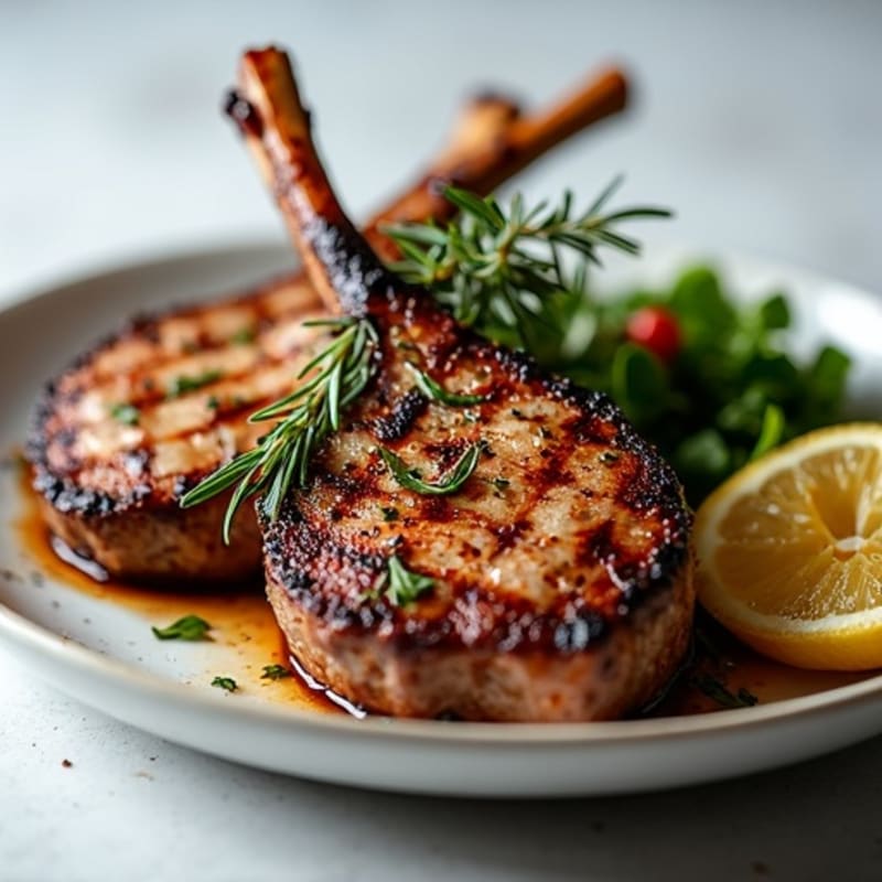 Grilled Herb Lamb Chops