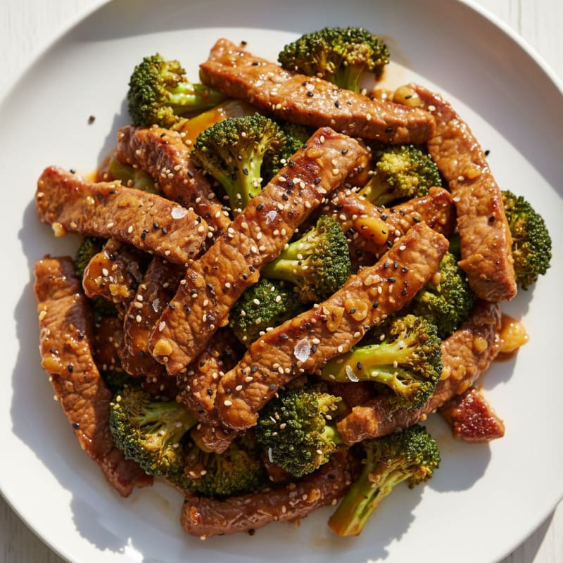 Tender Sesame Beef and Broccoli Stir-Fry