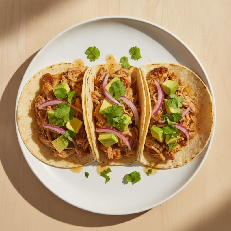 Slow-Cooked Pork Carnitas Tacos