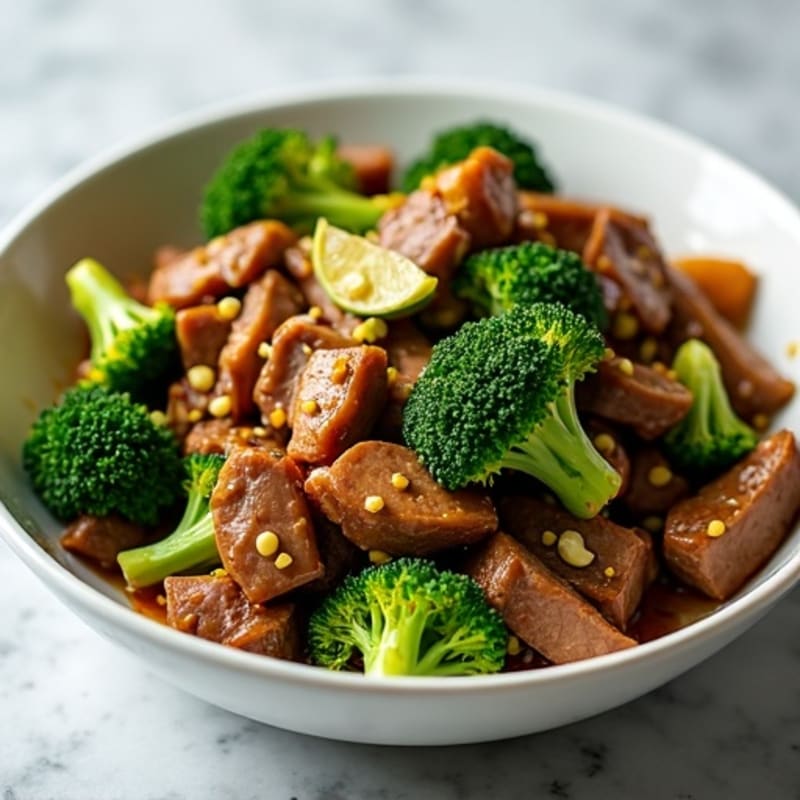 Quick Garlic Ginger Beef and Broccoli Stir-Fry