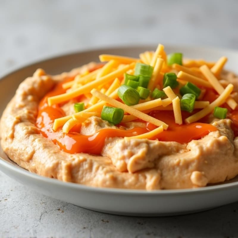 Lightened-Up Creamy Buffalo Chicken Dip