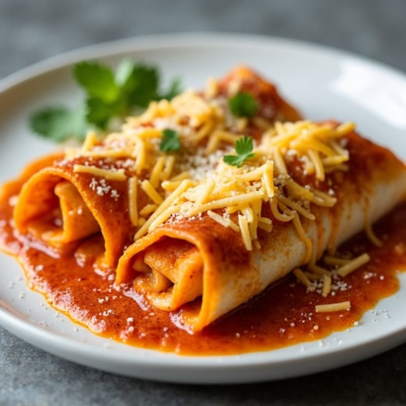 Baked Spicy Chicken Enchiladas
