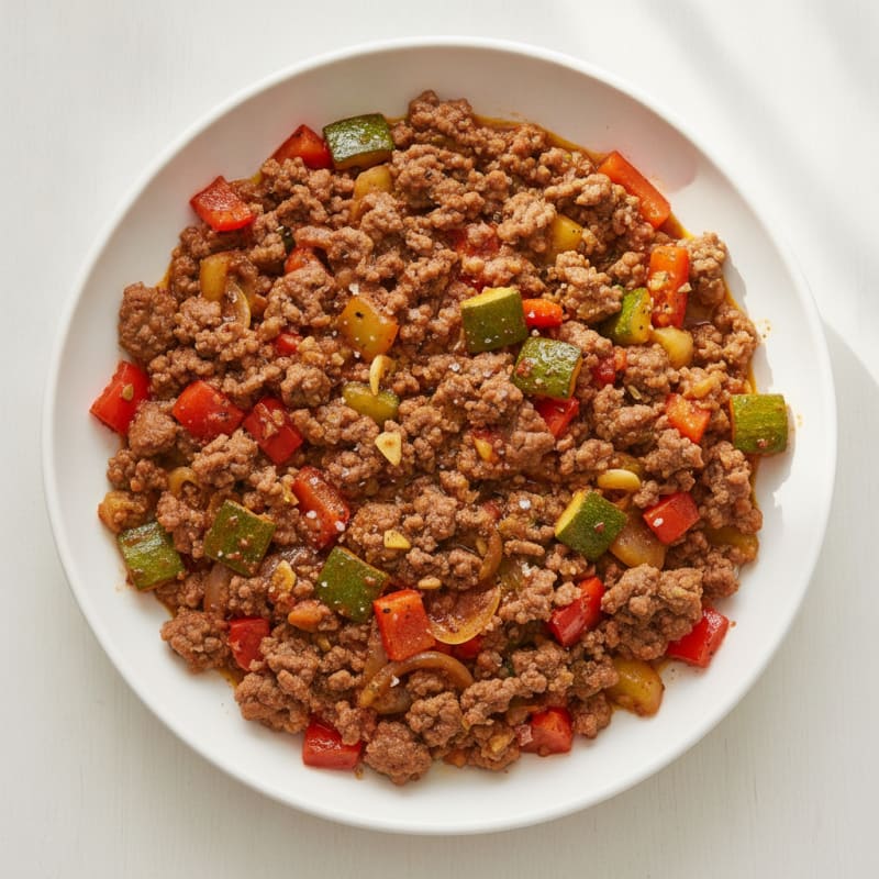Hearty Ground Beef and Vegetable Skillet
