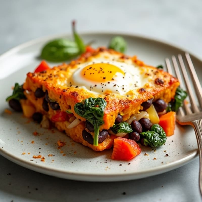 Spicy Sweet Potato and Egg Breakfast Casserole