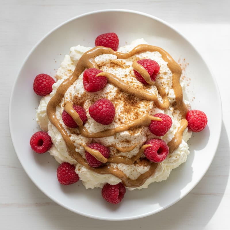 Silky Greek Yogurt Protein Mousse with Berries