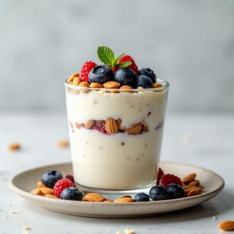 Creamy Vanilla Greek Yogurt Protein Parfait