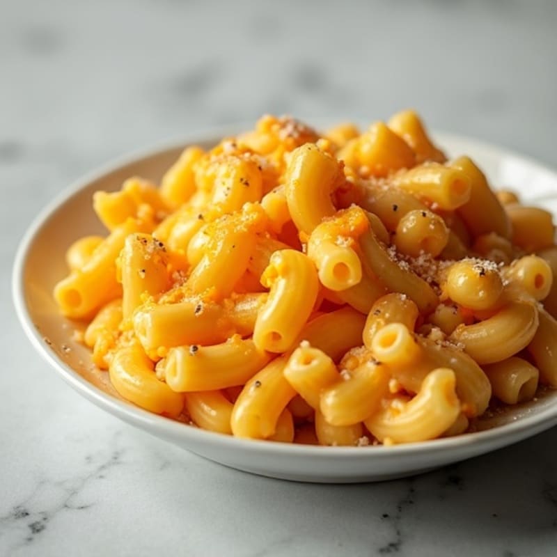 Creamy Butternut Squash Baked Mac & Cheese