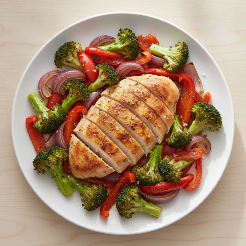 Sheet Pan Roasted Chicken and Vegetables