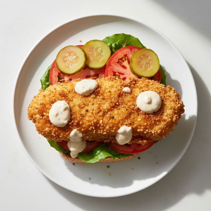 Crispy Buttermilk Fried Chicken Sandwich