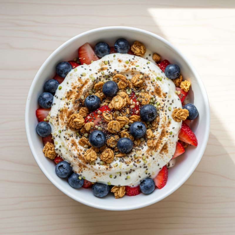 Berry Yogurt Parfait with Granola