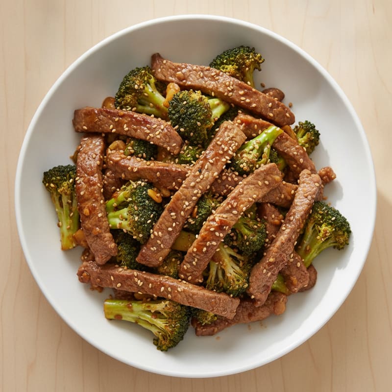 Sesame Beef & Broccoli Stir-Fry