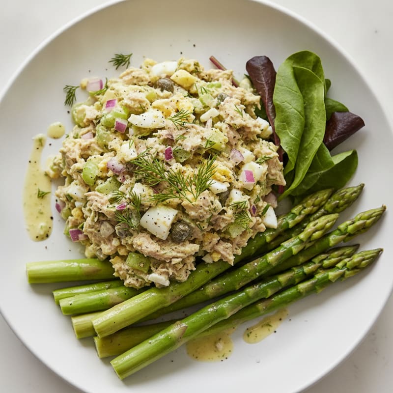 Albacore Tuna Salad with Asparagus