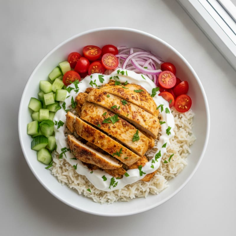 Chicken Shawarma Rice Bowl