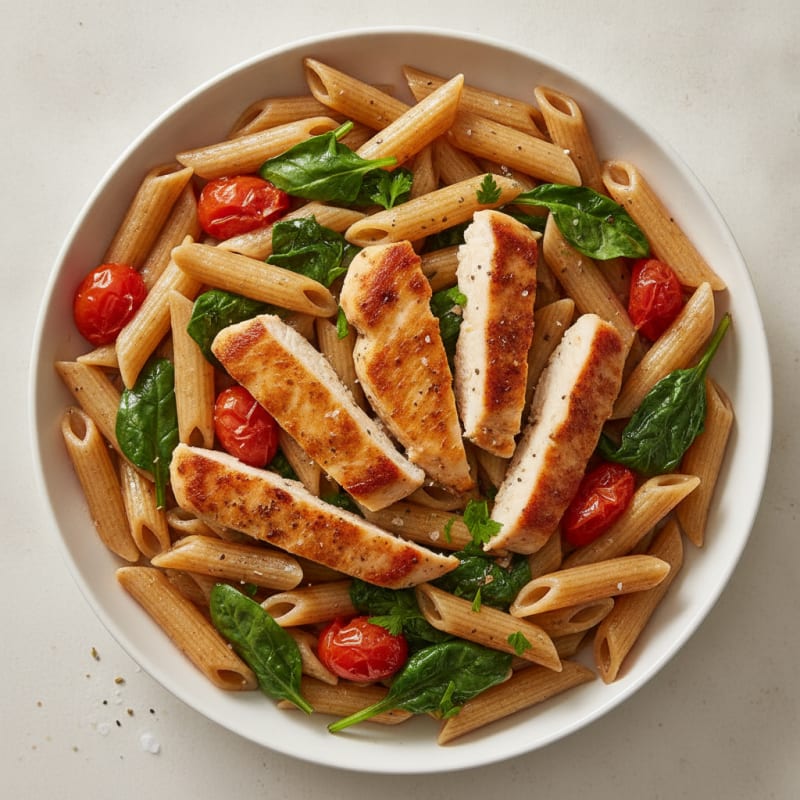 Chicken and Garlic Herb Pasta