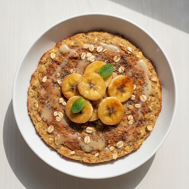 Baked Banana Oat Delight