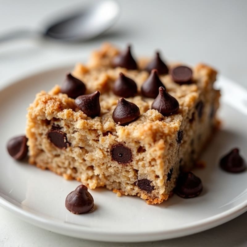 Chewy Chocolate Chip Protein Baked Oats
