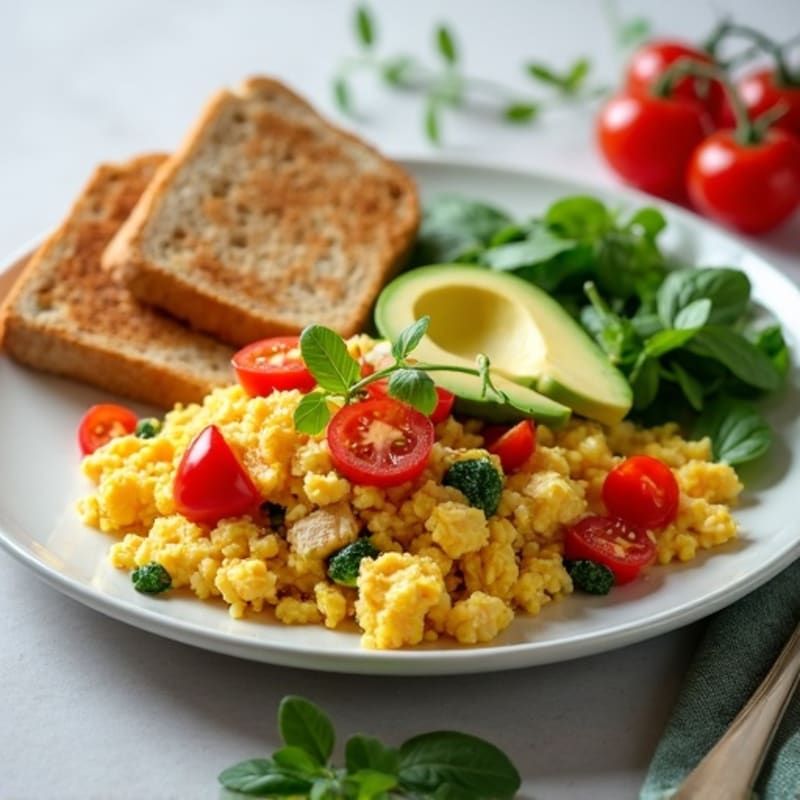 Chicken Veggie Egg White Scramble