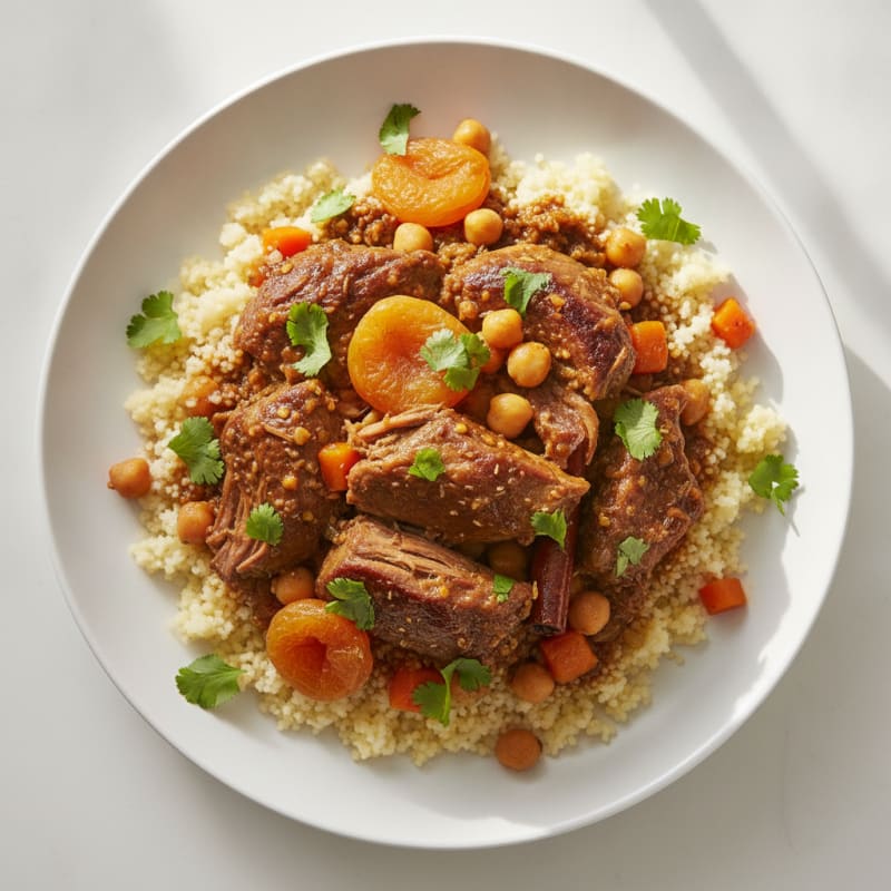 Moroccan Lamb Tagine with Couscous