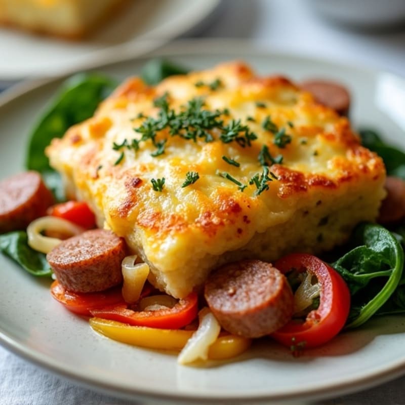 Hearty Sausage and Roasted Potato Casserole