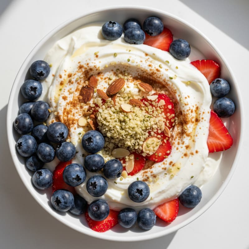 Quick Berry Yogurt Parfait