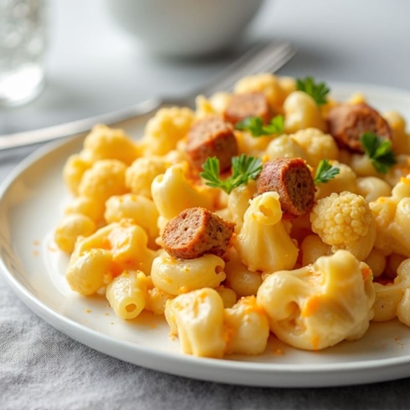 Creamy Cheesy Cauliflower Mac