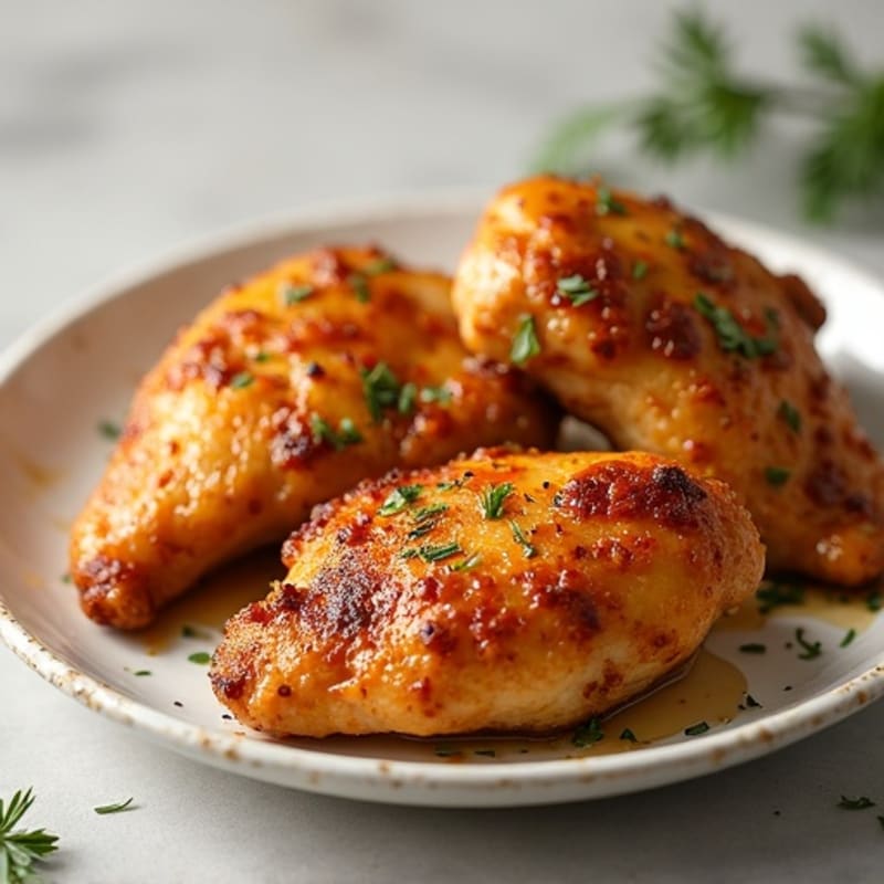 Crispy Baked Honey-Garlic Chicken