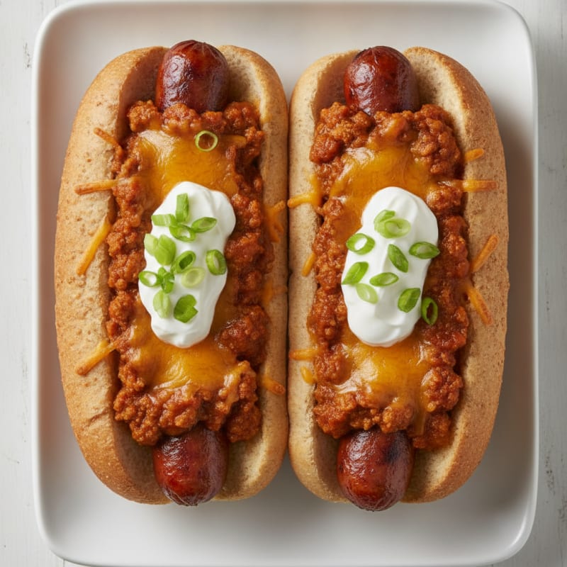 Classic Chili Cheese Hot Dogs