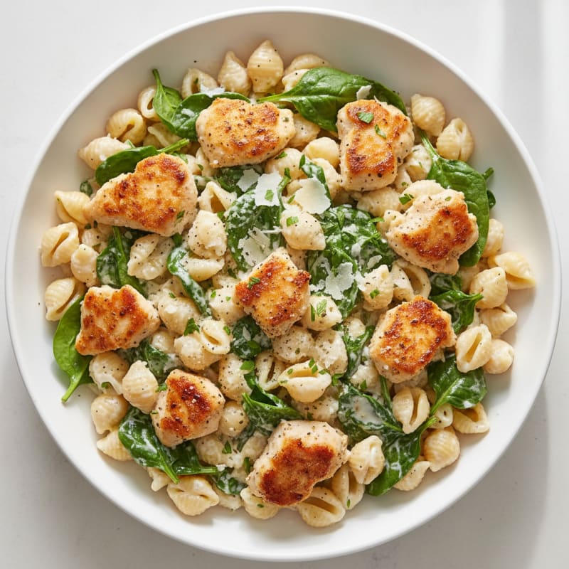 Creamy Garlic Chicken Alfredo Pasta