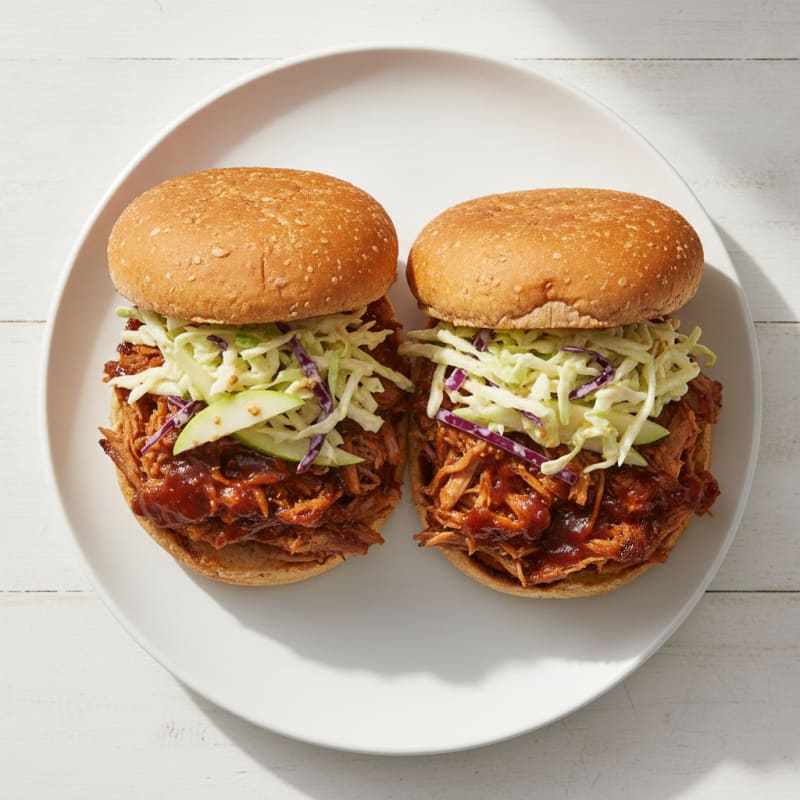Slow-Cooked BBQ Pulled Pork Sandwiches