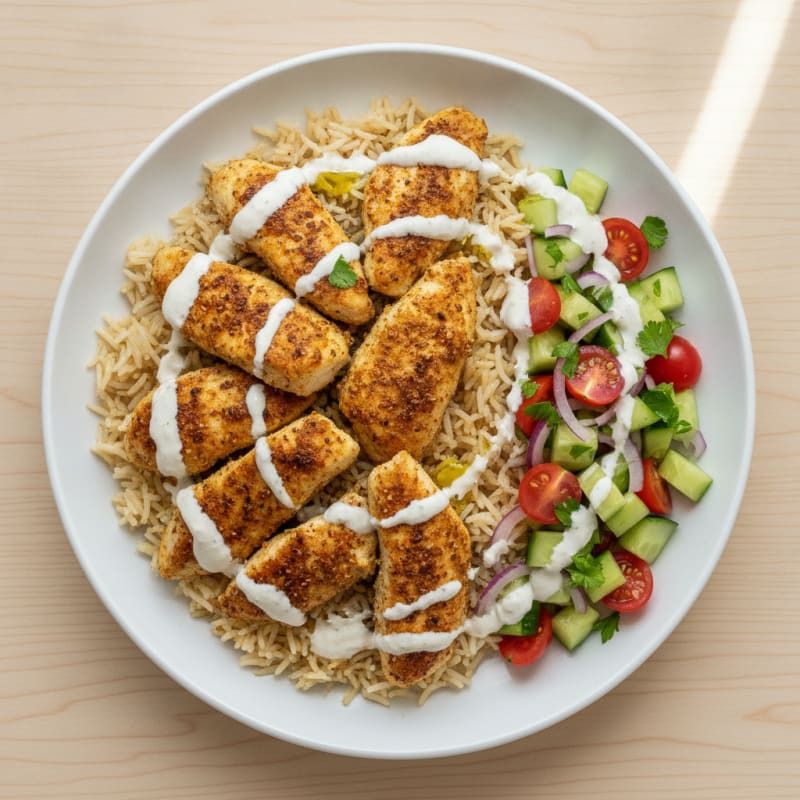Chicken Shawarma Rice Bowl