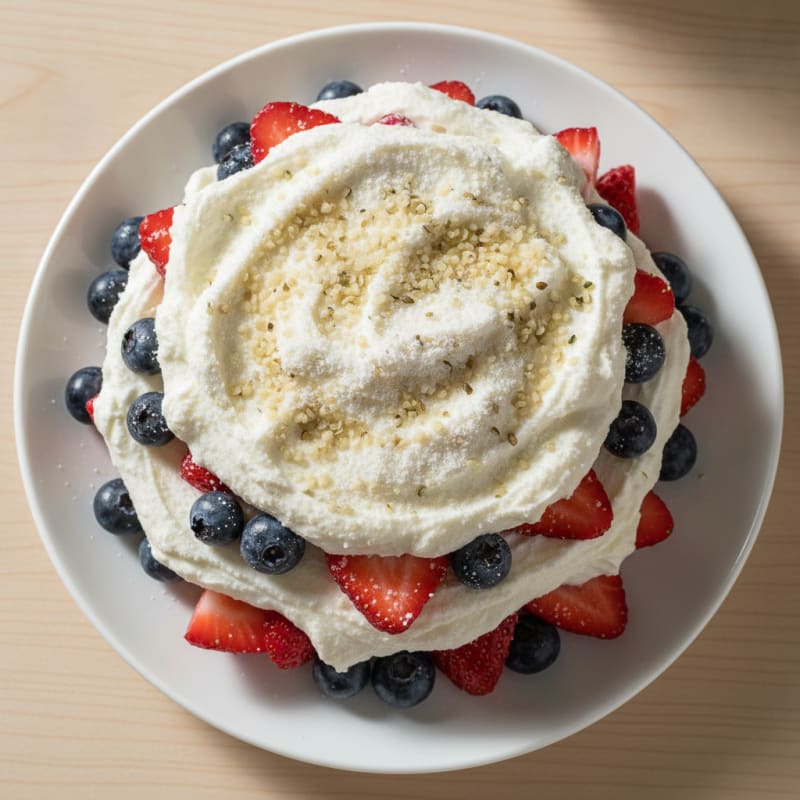 Greek Yogurt Protein Parfait with Mixed Berries