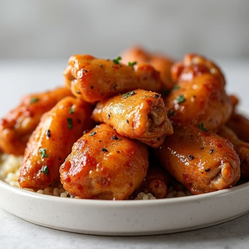 Crispy Baked Honey-Garlic Wings