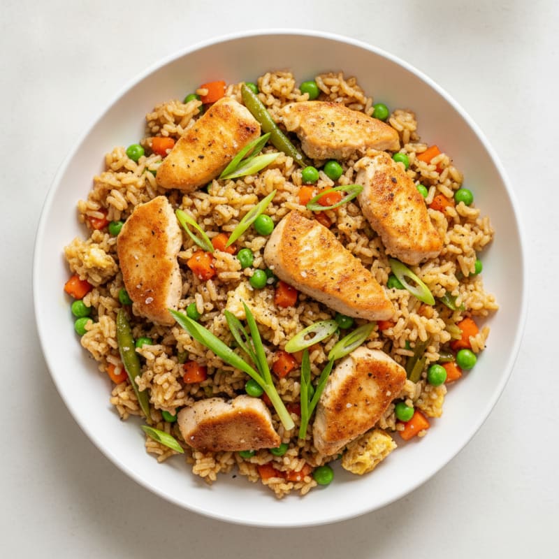 Savory Chicken and Vegetable Fried Rice