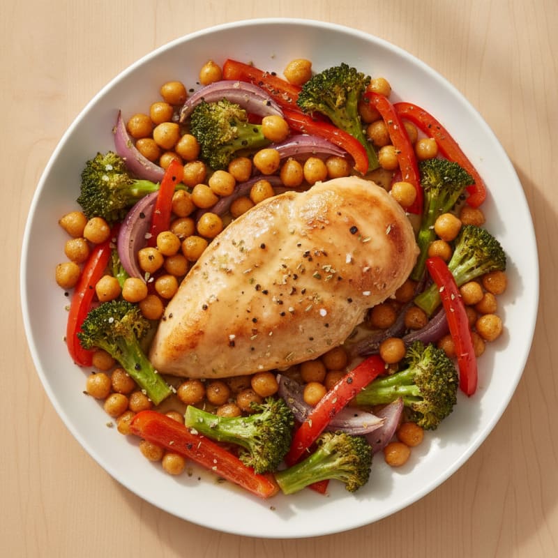Lemon Herb Chicken with Roasted Vegetables