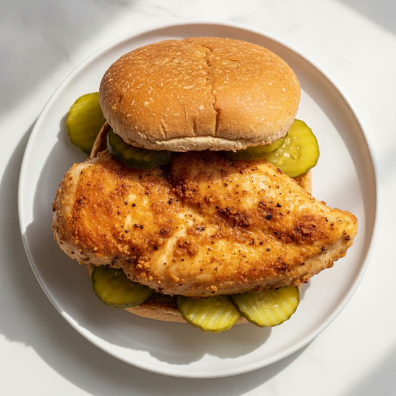 Buttermilk-Brined Chicken Sandwich with Pickles