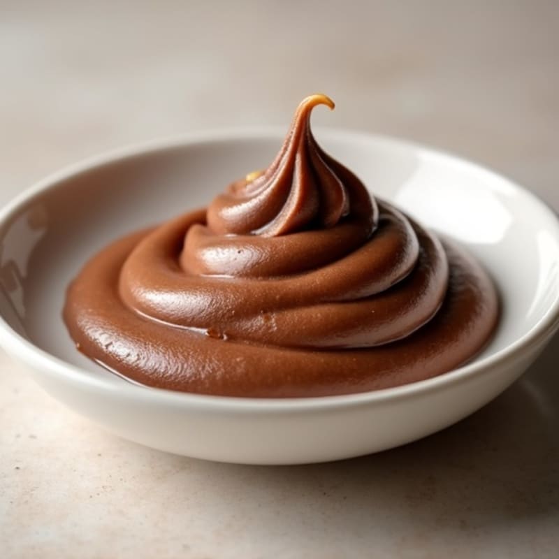 Silky Chocolate Protein Pudding with Almond Butter Swirl