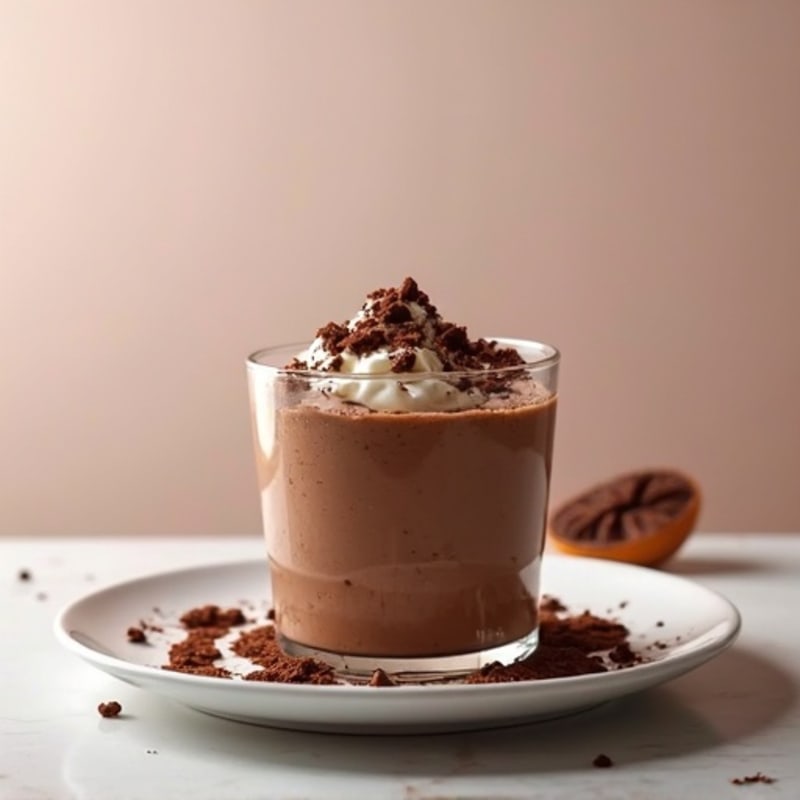 Silky Chocolate Protein Mousse with Greek Yogurt