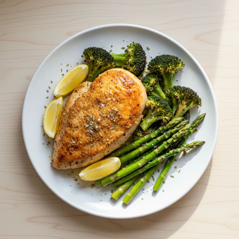 Crispy Lemon-Herb Roasted Chicken