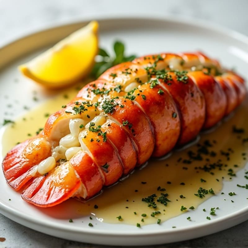 Herb-Roasted Garlic Butter Lobster Tail