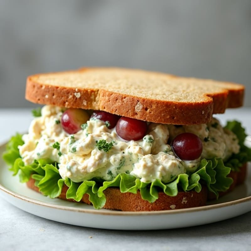 Creamy Herb Chicken Salad Sandwich