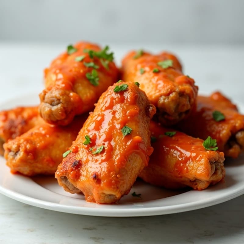 Crispy Baked Buffalo Chicken Wings