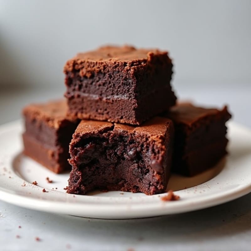 Protein-Rich Dark Chocolate Black Bean Brownies