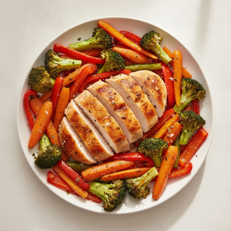 Gluten-Free Chicken and Roasted Vegetables