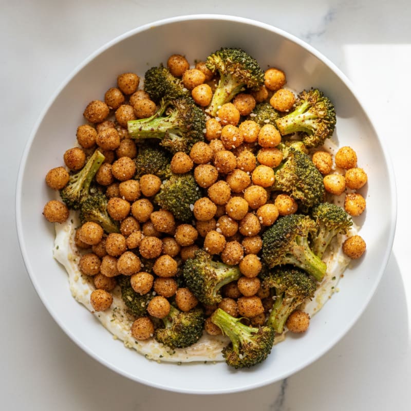 Roasted Vegetable and Chickpea Bowl