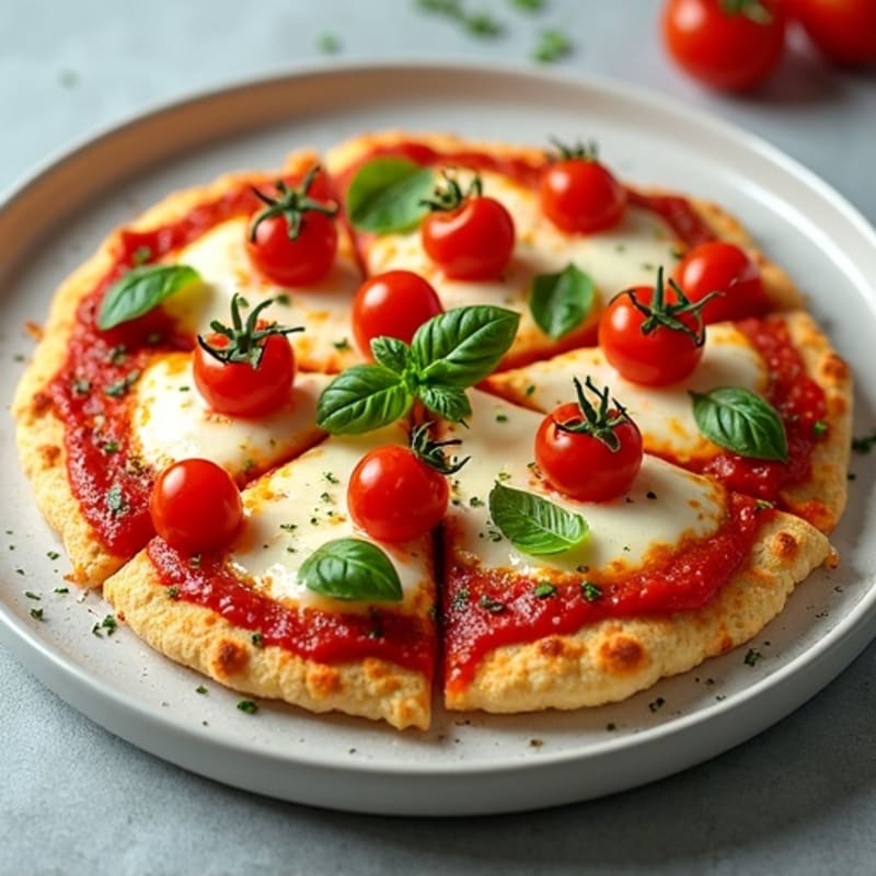 Crispy Cauliflower Crust Pizza with Fresh Herbs