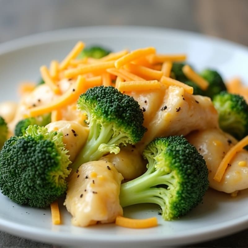 Creamy Cheesy Chicken and Broccoli Bake