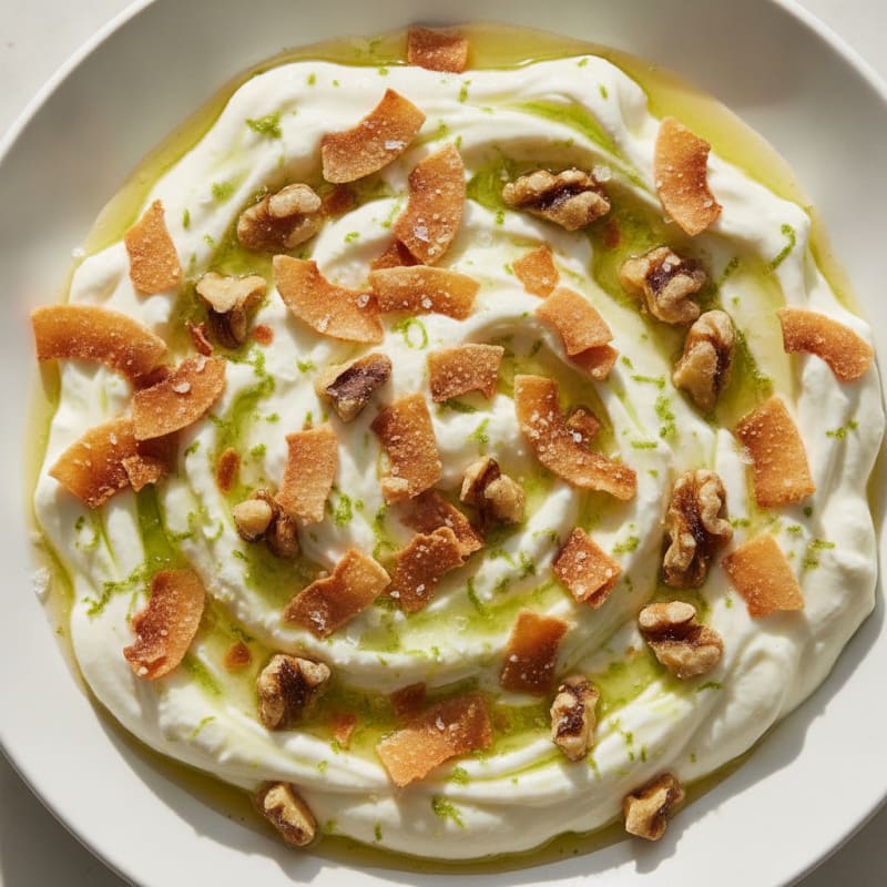 Key Lime Yogurt Parfait with Toasted Coconut