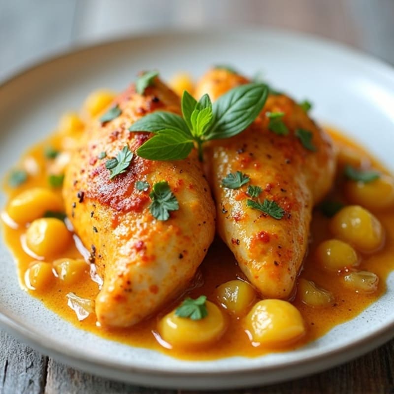 Creamy Coconut-Spiced Butter Chicken