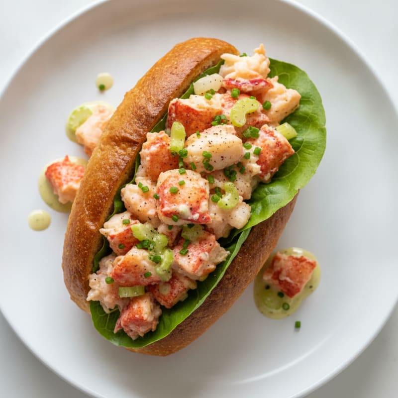 Maine Lobster with Lemon Aioli Roll